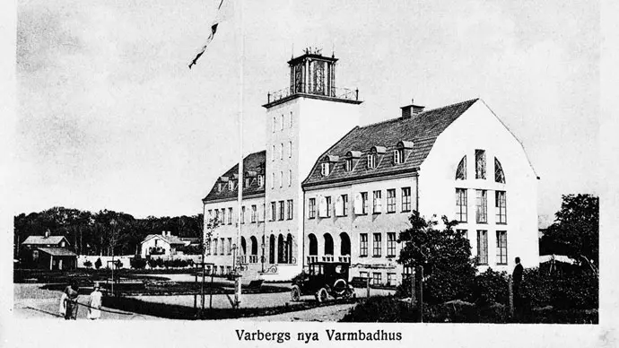 Varmbadhuset, historisk bild från 1925-1929.
