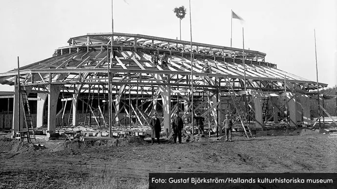 Byggnation av Rotundan 1937